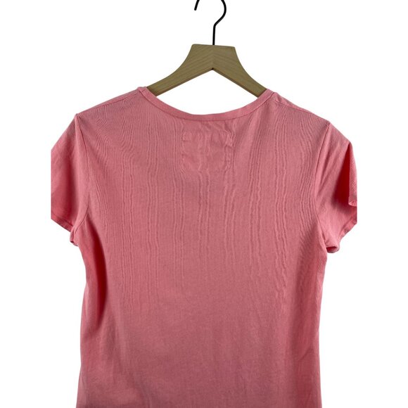 Frank & Eileen Women's XS Essential Scoop Neck Tee Lab Short Sleeve T-Shirt Pink - Picture 10 of 11